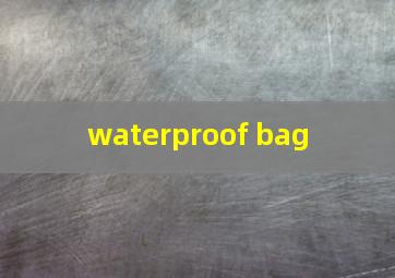  waterproof bag